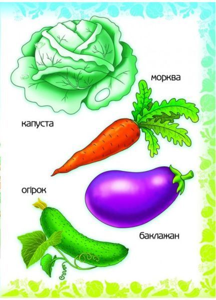Вчимо овочі. Вчимося з радістю 9789664660256 фото