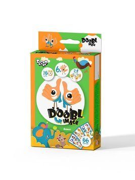 Настільна розважальна гра "Doobl Image" Animals міні 6+ DT_DBI-02-03U фото