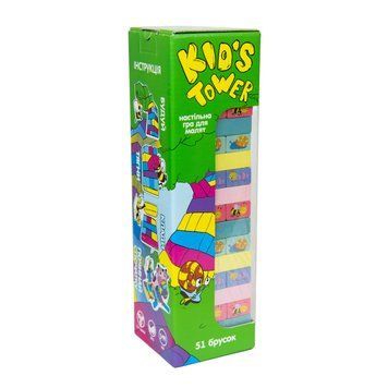 Гра Strateg Kid's Tower дженга українською мовою (30863) 4820220562524 30863 фото