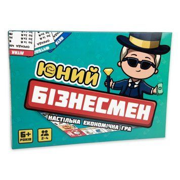 Настільна гра Strateg Юний Бізнесмен економічна українською мовою (30341) 4823113835163 30341 фото