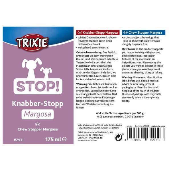 Спрей Trixie Не Гризи для собак 175 мл 4011905029313 4011905029313 фото