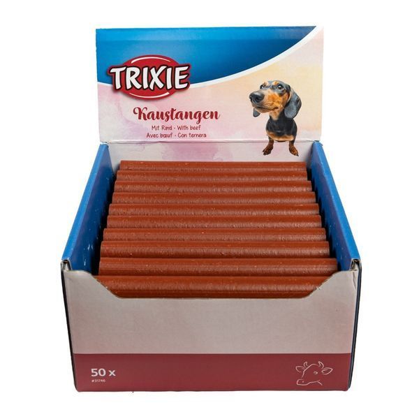 Ласощі Trixie для собак Палички жувальна з яловичиною 17 см 65г 50 шт 4011905317465 4011905317465 фото