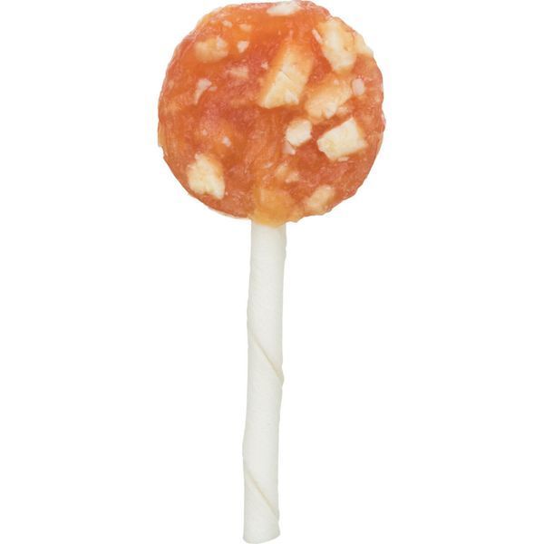 Ласощі Trixie Chicken Cheese Lolly bulk для собак Сирний льодяник з куркою брутто 10 см 20 г 4053032447998 315432***** фото