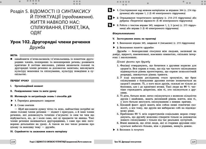 Книга Українська мова. 5 клас: розробки уроків до підручника Інни Літвінової Ранок Автор - Паращич В.В. 9786170994523 9786170994523 фото