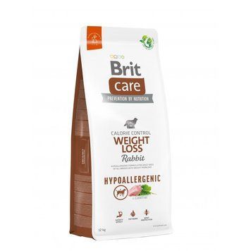 Корм сухий Brit Care Dog Hypoallergenic Weight Loss для собак із зайвою вагою гіпоалергенний з кроликом 12 кг 8595602559169 8595602559169 фото