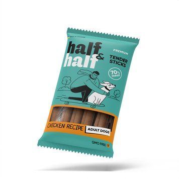 Ласощі HalfHalf м'ясні палички для собак, з куркою 100 г 4823082431779 4823082431779 фото