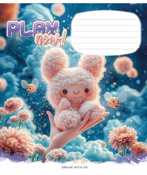 Комплект 5 шт. учнівських зошитів Play now. Зошит Школярик 12 арк. у клітинку 3556 4820006470432 4820006470432_012-3556K фото