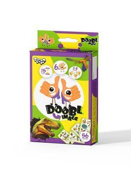 Настільна розважальна гра "Doobl Image" Dino міні 6+ DT_DBI-02-05U фото