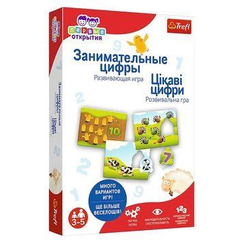Настільна гра "Цікаві цифри. Перші відкриття" Trefl 5900511021622 5900511021622 фото