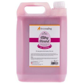 Шампунь Dezynadog Filthy Hound Deep Clean для глибокого очищення брудної шерсті дезодорує має стійкий аромат Пармської Фіалки 5052372053585 5052372053585 фото