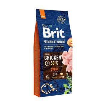 Корм сухий Brit Premium Dog Sport для дорослих собак усіх порід з високими витратами енергії з куркою 15 кг 8595602526673 170848/6673 фото