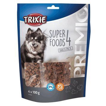 Ласощі Trixie Premio 4 Meat Superfoods для собак з куркою качкою яловичиною та бараниною 4х100 г 4011905318547 31854***** фото