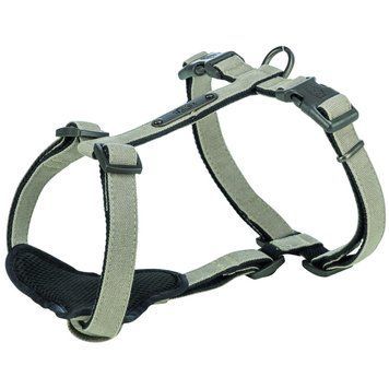 Шлея Trixie CityStyle H-harness для собак бавовна L&ndash;XL 75&ndash;120 см 25 мм світло-сіра 4053032682689 4053032682689 фото