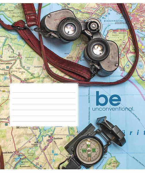 Комплект 5 шт учнівських зошитів Be unconventional. Зошит Школярик 24 арк. у клітинку 3379 024-3379K 4820006470487 4820006470487_8 фото