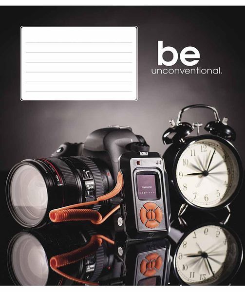 Комплект 5 шт учнівських зошитів Be unconventional. Зошит Школярик 24 арк. у клітинку 3379 024-3379K 4820006470487 4820006470487_8 фото