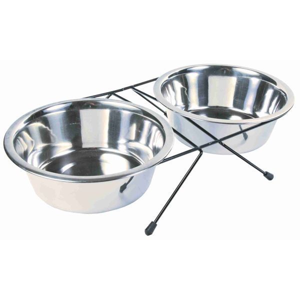 Миска Trixie для собак металева 1.8 л d-20 см 4011905248431 4011905248431 фото