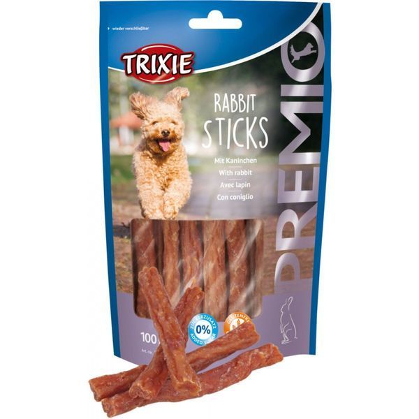 Ласощі Trixie Premio Rabbit Sticks для собак палички з кроликом 100 г 4011905317090 4011905317090 фото