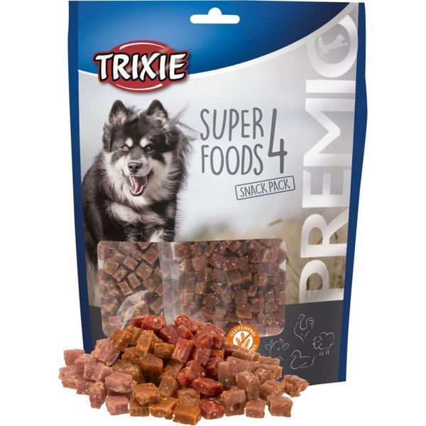 Ласощі Trixie Premio 4 Meat Superfoods для собак з куркою качкою яловичиною та бараниною 4х100 г 4011905318547 31854***** фото