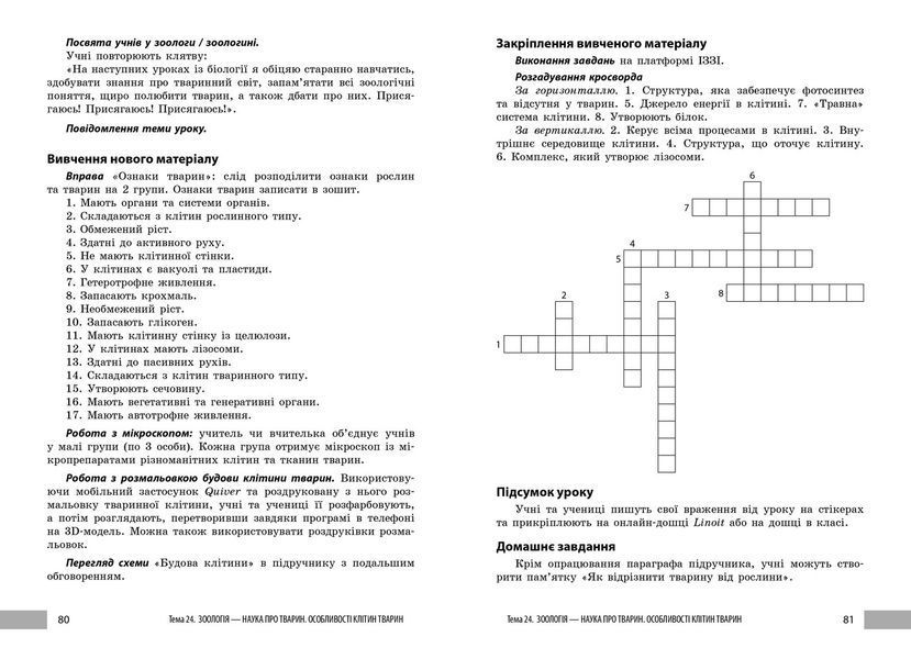 Книга Учительські поради. Біологія 7 кл Ранок Автор - Ставенко О. П.; Самойлов А. М. 9786170992109 9786170992109 фото