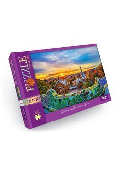 Пазли дитячі "Sunrise in Barcelona, Spain" 660х940 мм 2000 елементів DT_C2000-01-02 фото