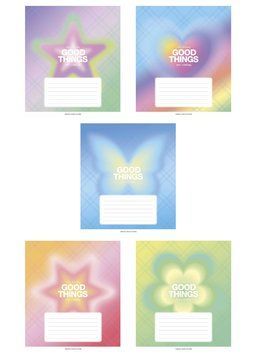 Набір 5 шт учнівських зошитів Good things. Зошит Школярик 12 арк. у клітинку 3526 4820006472511 4820006472511_012-3526K фото