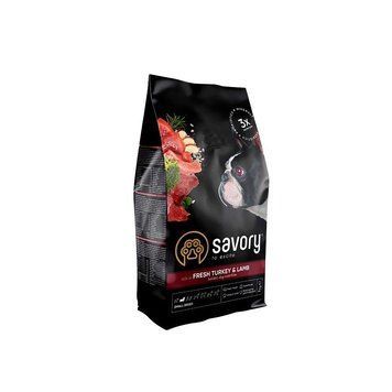 Корм сухий Savory Small Breed rich in Fresh Turkey and Lamb для дорослих собак малих порід зі свіжим ягням та індичкою 1 кг 4820232630839 4820232630839 фото
