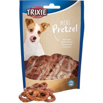 Ласощі Trixie Mini Pretzels для собак крендель з куркою 100 г 4011905316567 4011905316567 фото