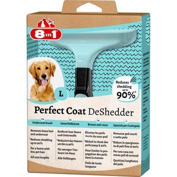 Дешеддер 8in1 Perfect Coat для вичісування собак розмір L 10 см 4048422151821 4048422151821 фото