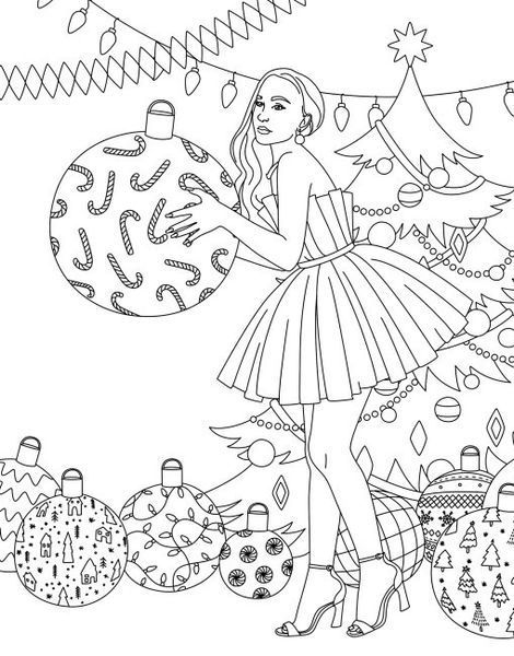 Розмальовка "Книги для дозвілля #girls#fashion#christmas" Автор Железнова Валерія 9786178287023 фото