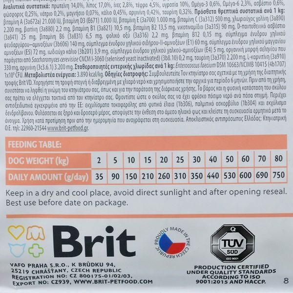 Корм сухий Brit Grain Free VetDiet Dog Renal для собак з нирковою недостатностью з яйцем горохом та гречкою 2 кг 8595602528196 170949/8196 фото