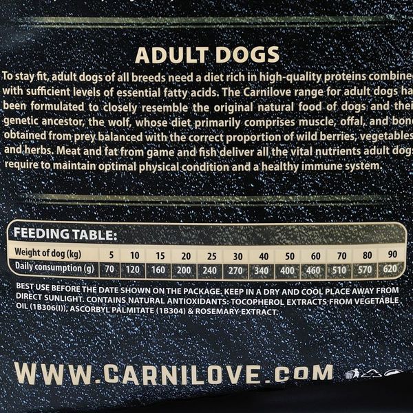 Корм сухий Carnilove Adult Lamb and Wild Boar для дорослих собак усіх порід з ягнятиною та диким кабаном 12 кг 150817/8921 фото