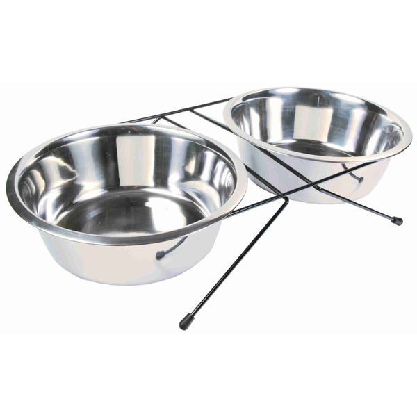 Миска Trixie для собак металева 2.8 л 24 см 4011905248448 4011905248448 фото