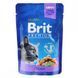 Корм вологий Brit Premium Cat Cod Fish pouch для котів з тріскою 100 г 100272 /506002 фото 1