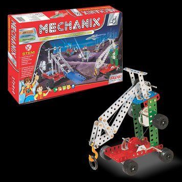 Металевий конструктор розвиваючий MECHANIX №4 (263 елм./20 моделей) Zephyr 8904136010068 1006 8904136010068 фото
