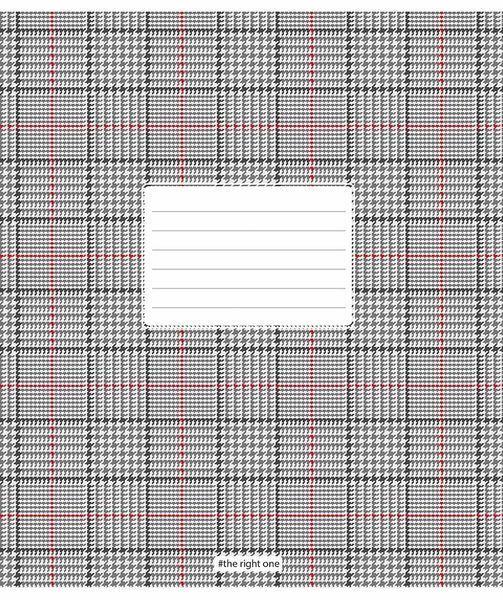 Комплект 5 шт учнівських зошитів Houndstooth print. Зошит Школярик 24 арк. у клітинку 3387 024-3387K 4820006470487 4820006470487_9 фото