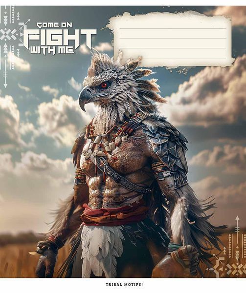 Набір 5 шт, зошит учнівський, Come on fight with me. Зошит Star у клітинку 36 арк. 3445 4823088231861 4823088231861_036-3445K фото
