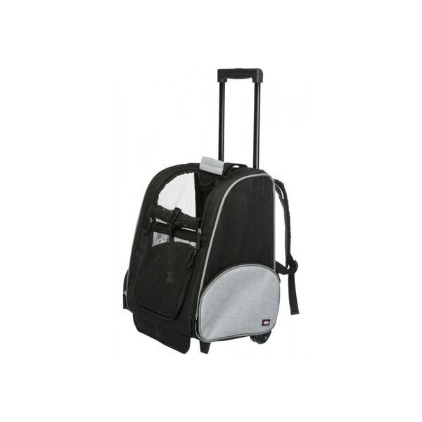 Сумка-рюкзак Trixie для собак Trolley до 8кг з поліестеру чорна/сіра 32х45х25 см 4011905028804 4011905028804 фото