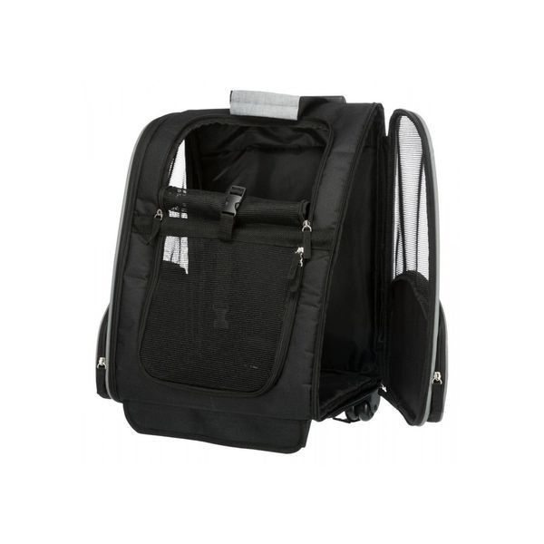Сумка-рюкзак Trixie для собак Trolley до 8кг з поліестеру чорна/сіра 32х45х25 см 4011905028804 4011905028804 фото