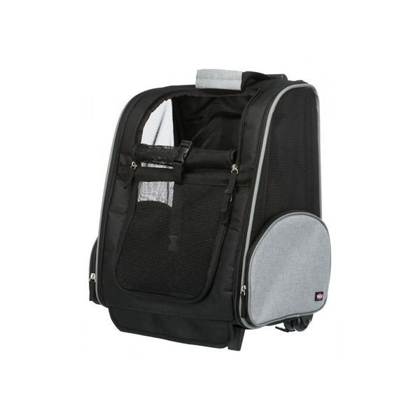 Сумка-рюкзак Trixie для собак Trolley до 8кг з поліестеру чорна/сіра 32х45х25 см 4011905028804 4011905028804 фото