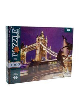 Пазли дитячі "Tower Bridge at night" 475х680 мм 1000 елементів DT_C1000-10-01 фото