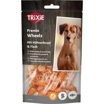 Ласощі Trixie Premio Fish Chicken Wheels для собак з куркою та рибою 75 г 4011905317489 4011905317489 фото