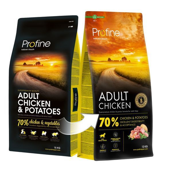 Корм сухий Profine Chicken and Potatoes для собак курка і картопля 12 кг 8595602570010 8595602570010 фото