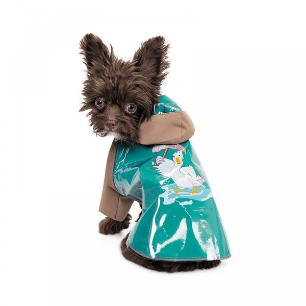 Дощовик Pet Fashion Semmy морська хвиля капучіно M 4823082434527 4823082434527 фото
