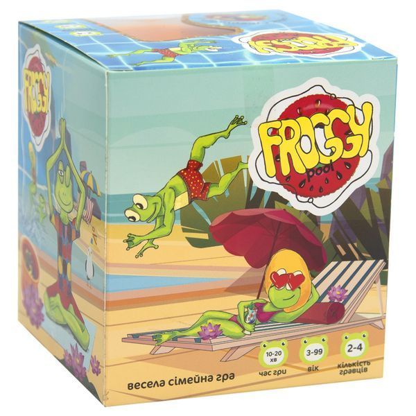 Настільна гра Strateg Froggy Pool українською мовою (30352) 4820220561435 30352 фото