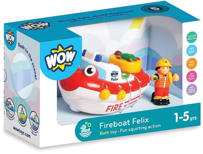 Пожежний човен Фелікс WOW Toys (6397872) 5033491010178 5033491010178 фото
