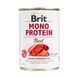 Корм вологий Brit Mono Protein Beef для собак з яловичиною 400 г 8595602555390 100831/100057/9766 фото 1