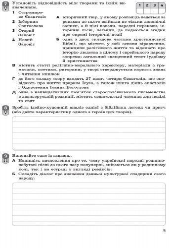 Книга Українська література. 9 клас: зошит для контролю навчальних досягнень учнів Ранок Автор - Паращич В.В. Ш530242У 9786170935625 фото
