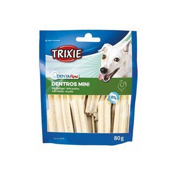 Ласощі Trixie Denta Fun Dentros Mini для собак жувальні шматочки з домашньою птицею 80 г 4011905317731 31773***** фото