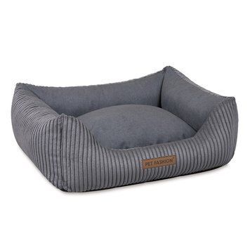 Лежак Pet Fashion DEVID для собак темно-сірий 62*50*19 4823082444519 4823082444519 фото