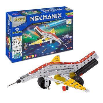 Металевий конструктор з електромотором ROBOTIX №3 (215 елм./8 моделей) Zephyr 8904136010075 1007 8904136010075 фото